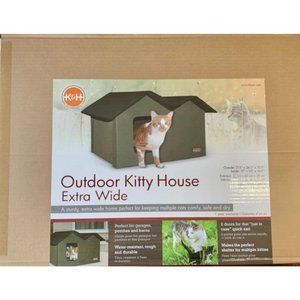 K&H Pet Products Outdoor Kitty House Extra-W